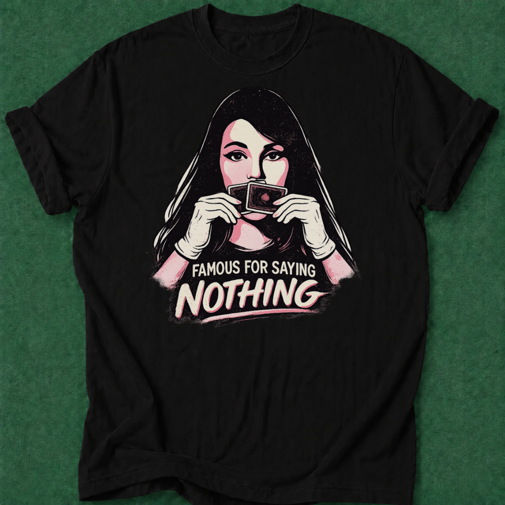 Famous for Saying Nothing T‑Shirt