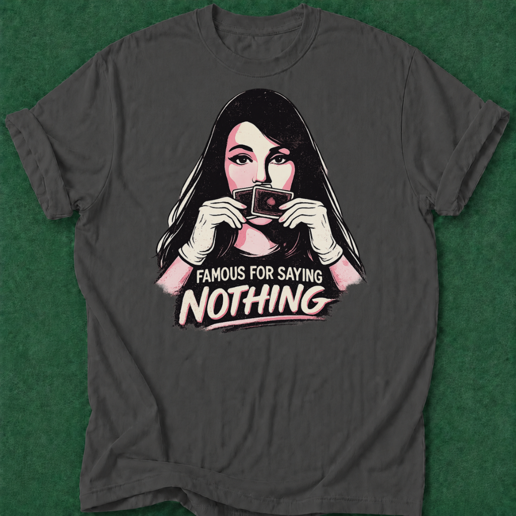 Famous for Saying Nothing T‑Shirt