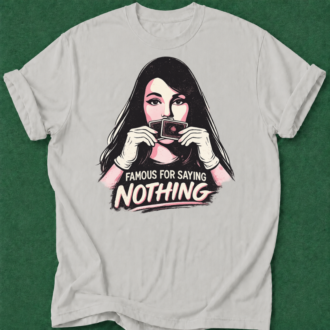 Famous for Saying Nothing T‑Shirt