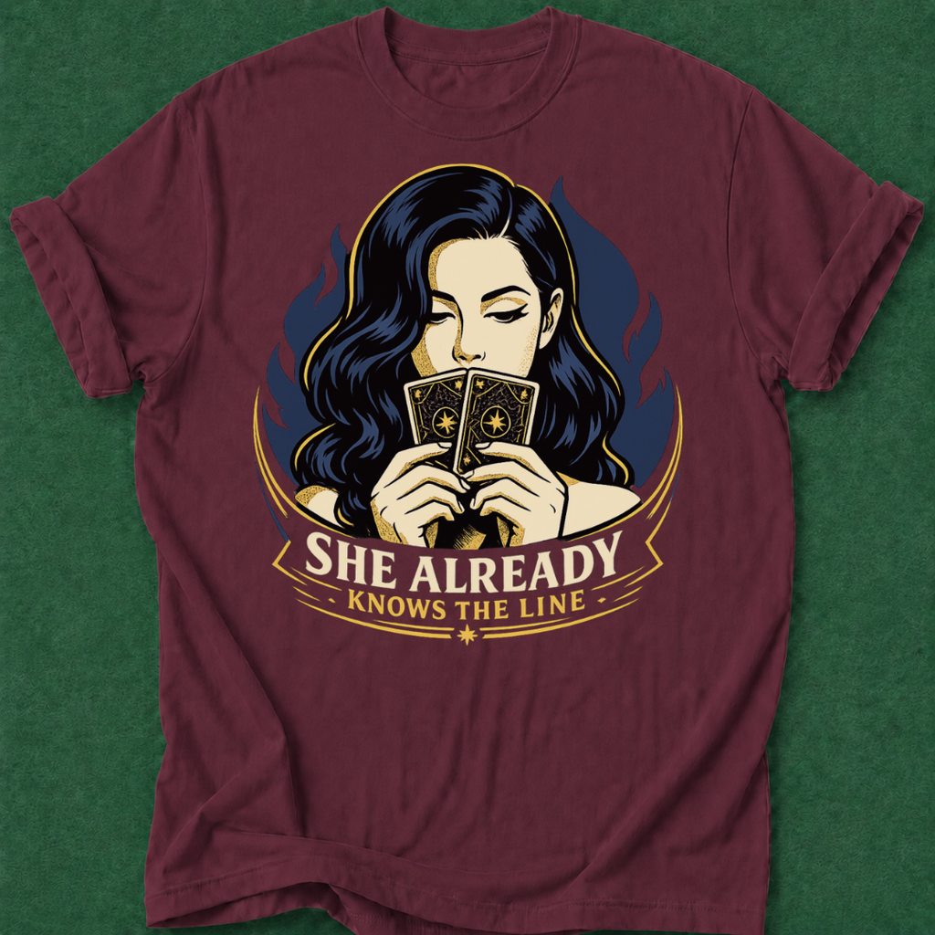 She Already Knows the Line T‑Shirt