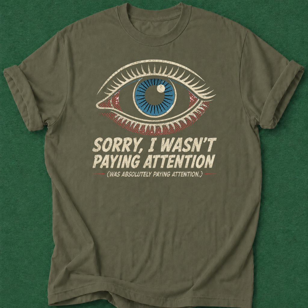 Wasn't Paying Attention T‑Shirt