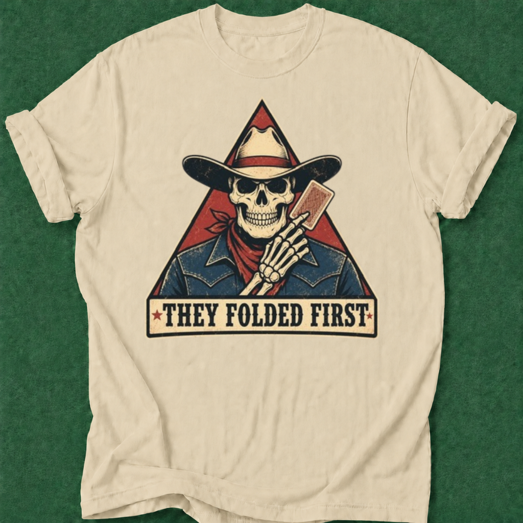 They Folded First T‑Shirt
