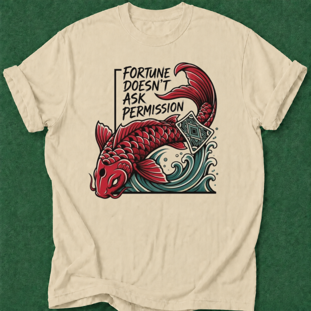 Fortune Doesn't Ask Permission T‑Shirt
